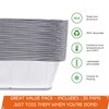 Findful 30-Pack Blackstone Griddle Accessories Drip Pan Liners, Aluminum Foil