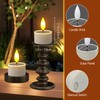 PChero 6 Pack Solar Tea Lights Outdoor Waterproof, Small Solar