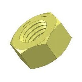 Grade 8 Hex Nuts, 1 1/8"-12 - (Pack of 5)