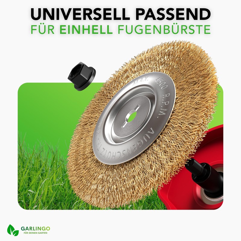 GARLINGO Joint Brush, Compatible with Einhell BG-EG 1410, GC-EG 1410,