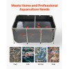 270-Gallon Rectangular Goldfish Tank PVC Koi Pond Clear Viewing Panel