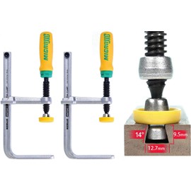 MICROJIG Dovetail Clamps, Set of 2, Can Be Secured Through Ant Groove Freely According to Your Idea