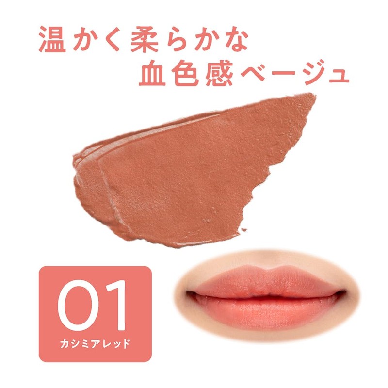 Cezanne Flare Lip 01 Cashmere Red 4.2g Matte Lip High