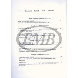 French Baroque Duets for two treble recorders