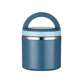 Soup Vacuum for Hot Food, 1000 Ml Food Flask Stainless Steel Vacuum Insulated Food Jars with Handle Hot Container Vacuum Easy to Use 13.2 X 12cm