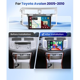2+64G for Toyota Avalon 2005-2010 Android Car Radio Stereo, Wireless Carplay Android Auto 9 Inch Touch Screen Bluetooth Car Audio Receiver Support HiFi GPS WiFi Backup Camera FM/RDS SWC