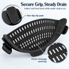 Clip-On Silicone Pot Strainer for Pasta, Vegetables & More –