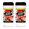 Hyper Wipes, 2 Pack Heavy Duty Hand & Tool Cleaning