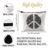 JXGZSO Funny Inspirational Peace Sign Pouch Bag World Peace Positive