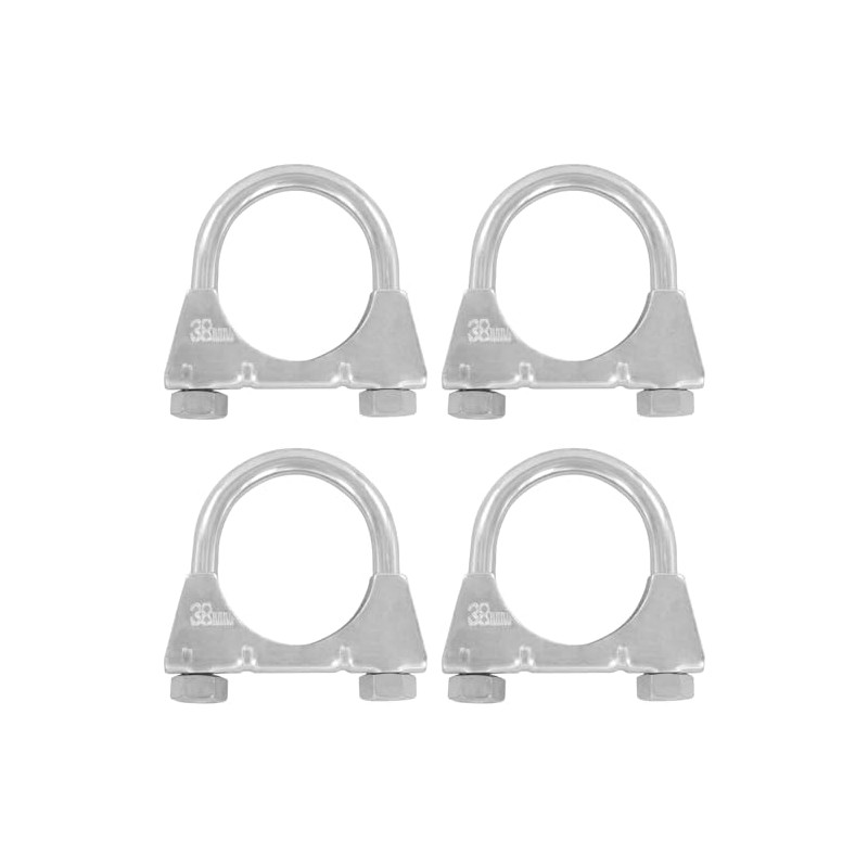 Set of 4 Stainless Steel Brackets M8 x Extremely Durable