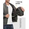 TBMPOY Men's Light Jackets Lightweight Bomber Windbreaker Jackets Casual Stylish