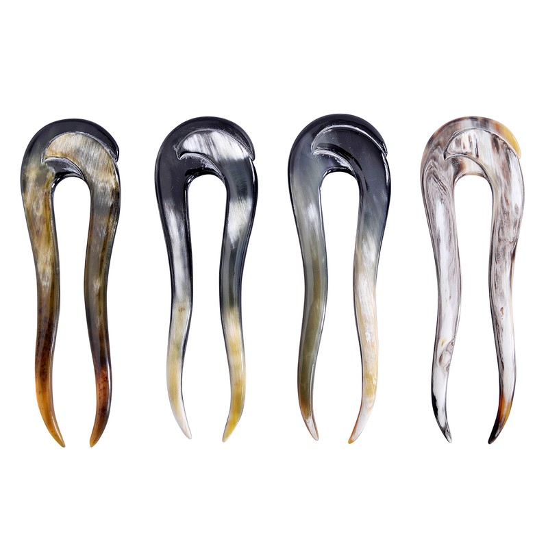 Marycrafts Buffalo Horn Hair Fork Hair Accessory 14 x 4