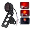FATECIM 1" Motorcycle LED Brake Tail Light with Bracket, Motorcycle