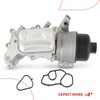 A-Premium Engine Oil Cooler and Oil Filter Housing - Compatible