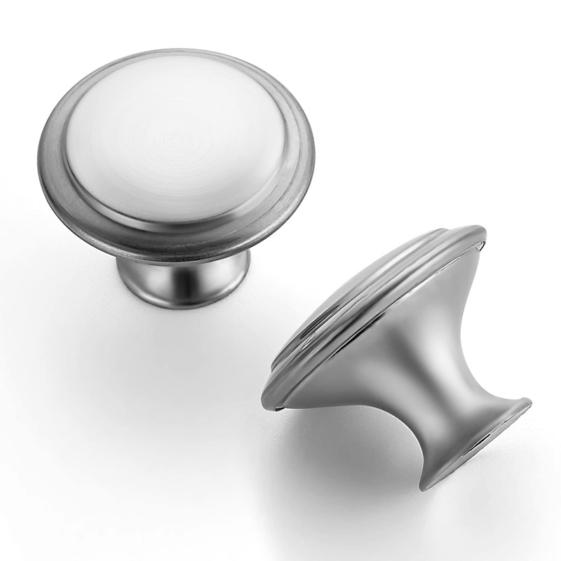Ravinte 40 Pack Brushed Nickel Kitchen Cabinet Knobs 1-1/4 Inch