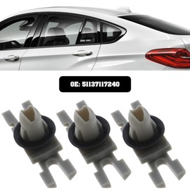 ECSiNG Pack of 30 Car Door Body Trim Mounting Clips 51137117240 Compatible with E90 E91 F30 F31 F35 Plastic Outer Roof Trim Clips