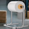 Bubble Film Reel Rack, Metal Floor Mount Bracket for Packaging