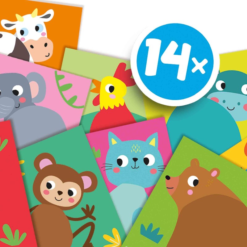 SES Creative 14403 My First-Sticking Animal Tails, Various