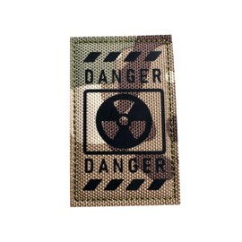 Patch Nation Danger Danger Atomic Multicam Embroidered Airsoft Paintball Patch