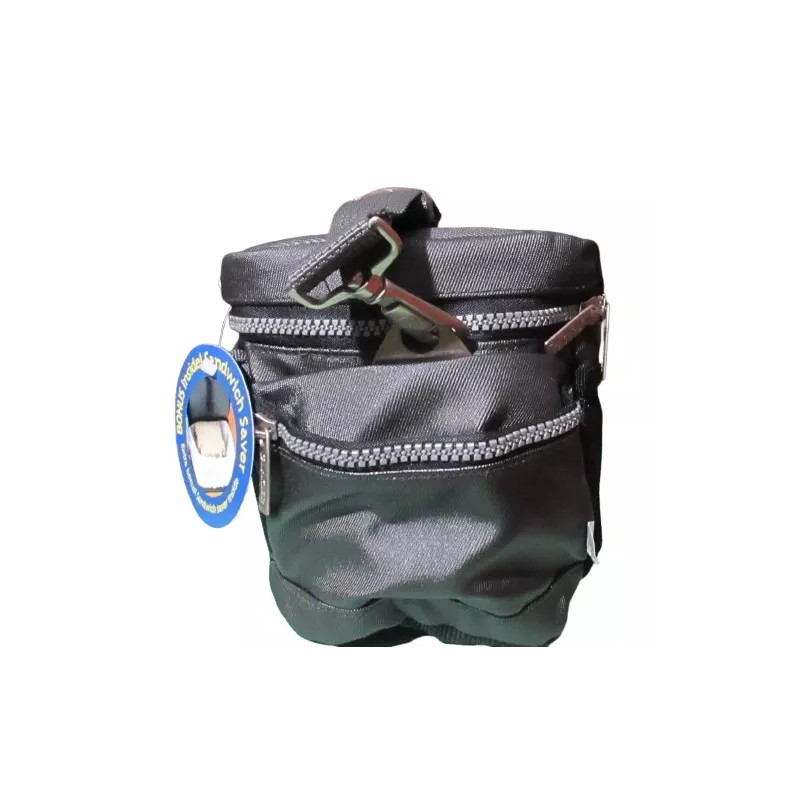 Glacier Gear Nylon Insulated 6-Can 5-Pocket Cooler w/Carry Strap -