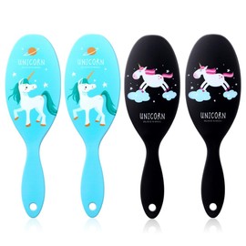 4 Pack Hair Brushes, Anti-static Massage Comb Hair Brush for Women Curly Straight Long or Short Hair (Multiple colors, 22.5 * 8CM)