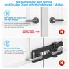 AST Childproof Double Door Security Lock, Adjustable Keyed French Door