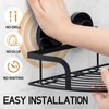 LEVERLOC 2 Pack Strong Suction Cup Corner Shower Caddy, Large