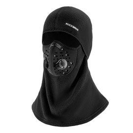 ROCKBROS Balaclava Ski Mask-Thermal Winter Mask for Cold Weather with Breathable Air Vents Motorcycle Riding/Skiing/Snowboarding Winter Gear for Men Women Black