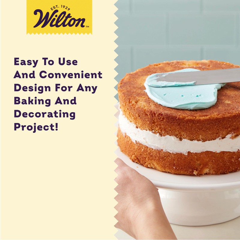 Wilton 409-7716 Angled Icing Spatula, 13-Inch, Black by Wilton