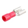 3mm Female Red Electrical Cable Wire Spade Terminals Crimps Connectors