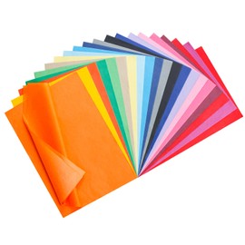 Navie Mobi 500 Sheets of Colourful Tracing Paper, 30 Colours, Tissue Paper Packaging Material, A4 Wrapping Paper, Craft Paper for Crafts, Packaging, DIY