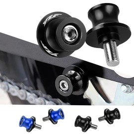 YIEBA M6 Motorcycle Mounts Swingarm Spool Swing Arm Spool Swing Arm Spools Sliders Stand for YZF R7 2021+ YZF R6S 2006-2009 YZF R1 R6 1998-2016 R6S YZF-R6S (All Models) (Black)