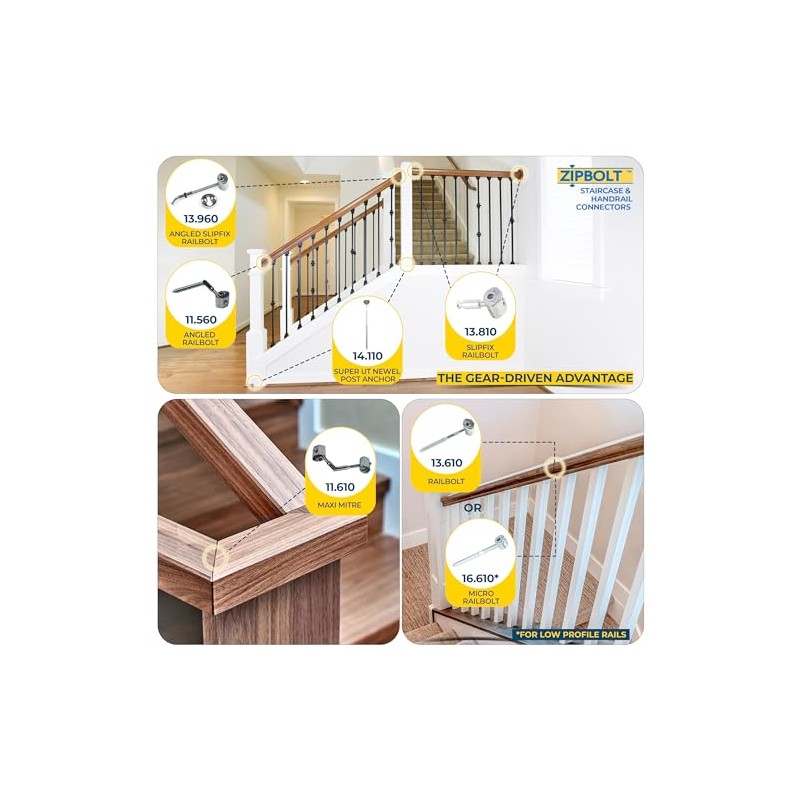 Zipbolt 40.500 Deep Socket Driver - 6mm - Accessory for