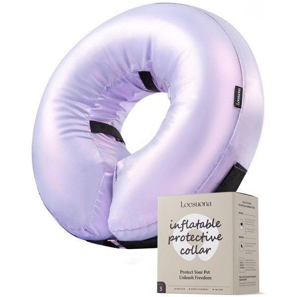 Inflatable Dog Cone Collar , Leak-Free Dog Donut Collar After