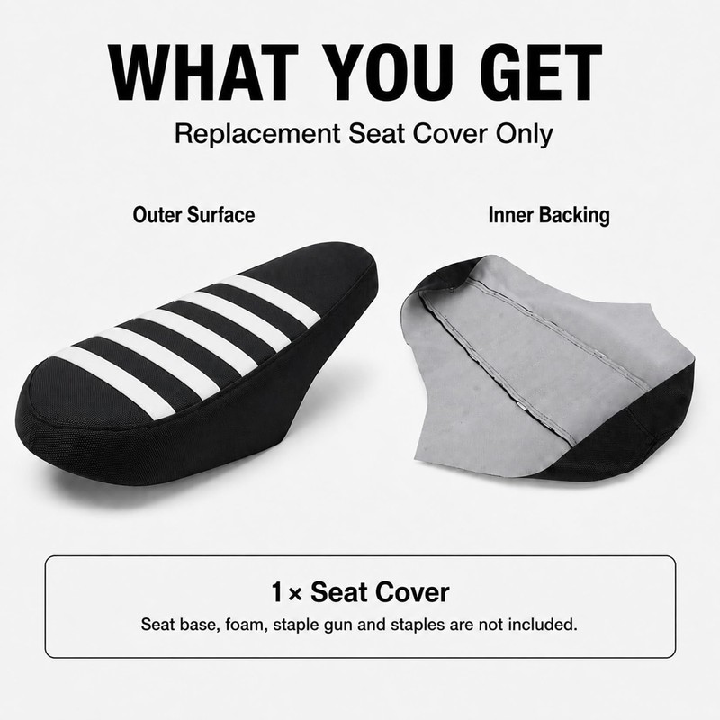 Ebike Seat Cover for Ridstar Q20/Q20 Pro, White Seat Cover