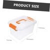 BIUDECO 4pcs Handheld Storage Cases Office Bin Desktop Toy Organizer