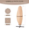 UPHYB Patio Parasol 600D Waterproof Outdoor Offset Umbrella Cover -