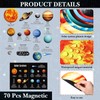 Crtiin 70 Pcs Giant Magnetic Solar System Planet Magnetic for
