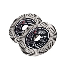 Zerichive 2 Pack-4.5" Tile Blade Ceramic Cutting Blade for Cutting and Grinding Porcelain Tile Granite Marble