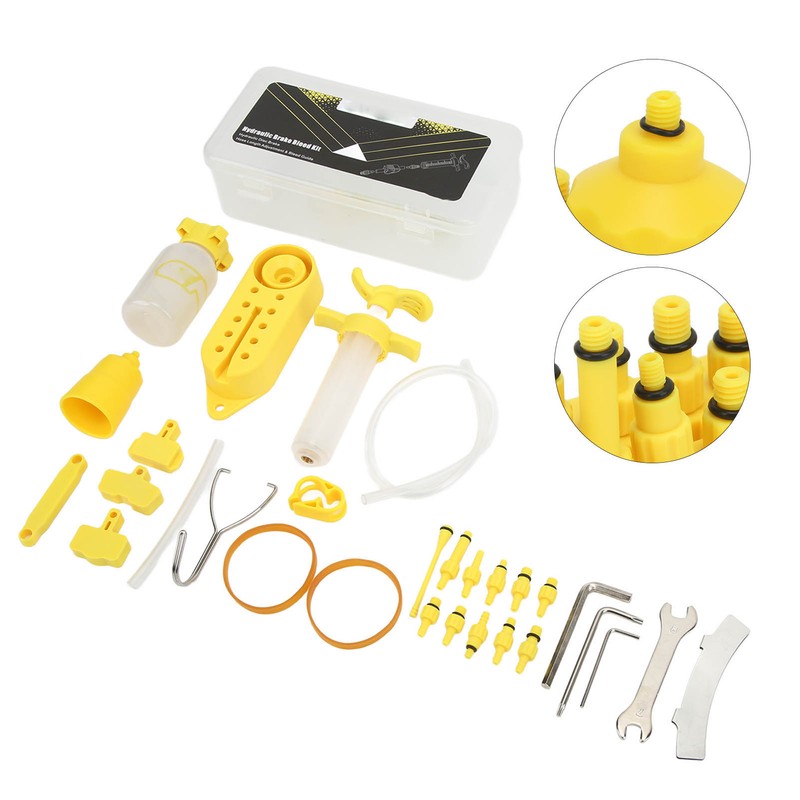Bike Brake Bleed Kit High Strength Flexible Low Resistance Bike
