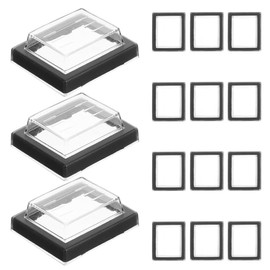 Gatuida 20pcs Clear Switch Covers Child Proof Light Switch Guards Rocker Operation Switch Protective Cover for Home Appliance Power Switches