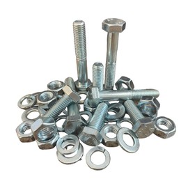 M&M Fasteners 1,260 Piece Metric Class 8.8 Nut Bolt Hex Bolt & Washer Assortment Kit