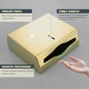 Wall Mounted Stainless Steel Paper Towel Dispenser with Lock, Polished