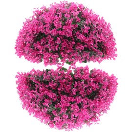 MAGICLULU 1Pcs Artificial Plant Topiary Balls Faux Boxwood Decorative Balls 35CM Artificial Topiary Ball for Backyard Garden