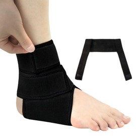 MKEFMEI Ankle Brace for Women & Men, Adjustable Elastic Ankle Support Brace for Sprained, Achilles Tendonitis & Plantar Fasciitis Relief