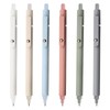 BlueXP Gel Pens 6pcs 0.5mm Black Ink Pens, Fine Point