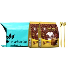 Old Town Coffee Combination Set 2 PACKS with 2 Coffee Stirrers (Original 3 in 1)