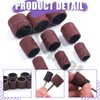 Swpeet 66Pcs 3 Size Sanding Drum Set, 60Pcs 80 Grit