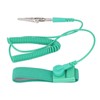 10Pcs Anti Static Wrist Strap PU Adjustable 1MΩ Resistor Long