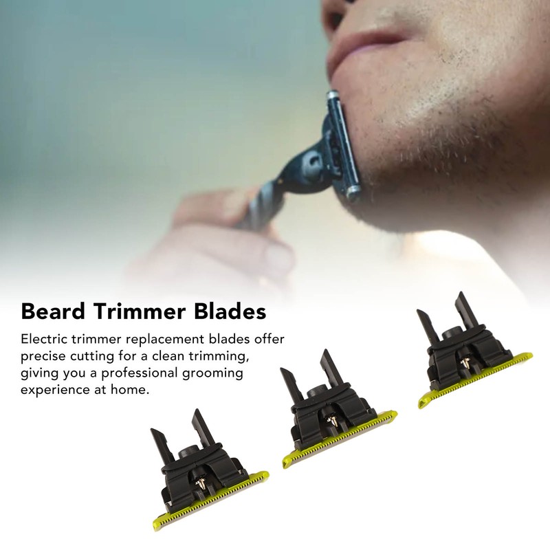 3pcs Electric Trimmer Replacement Blades Precise Cutting Professional T Shape